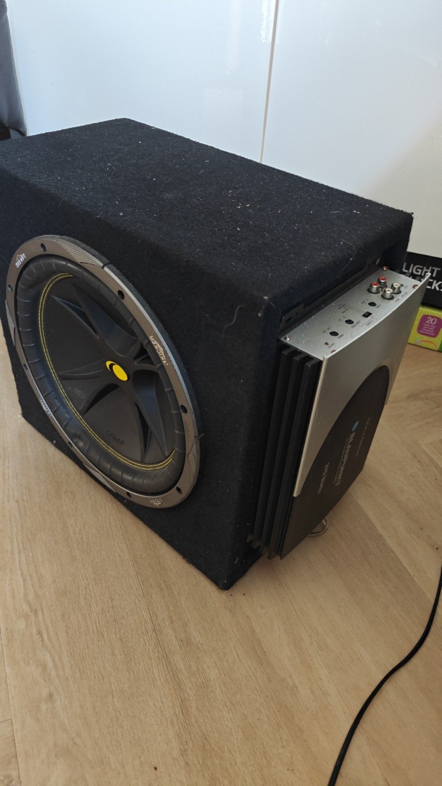 Kicker subwoofer met versterker, Auto diversen, Ophalen