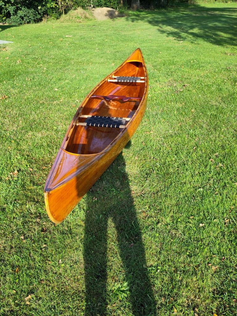 Houten kano, Watersport en Boten, Kano's, Ophalen, Gebruikt, Met peddels, Twee personen