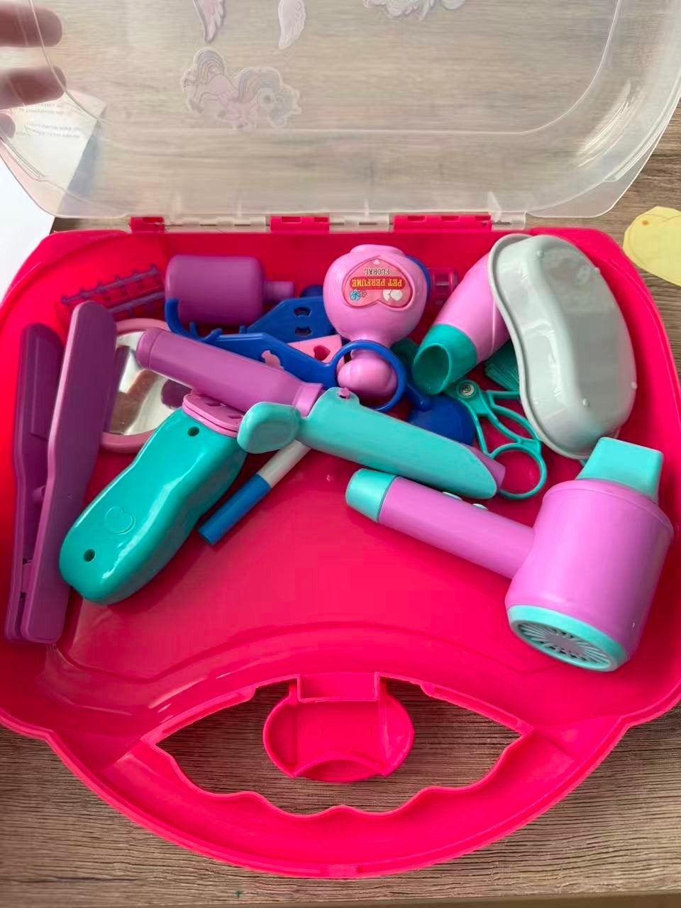 Kapperskoffer Speelgoed Set voor Kinderen, Ophalen of Verzenden, Gebruikt, Jongen of Meisje