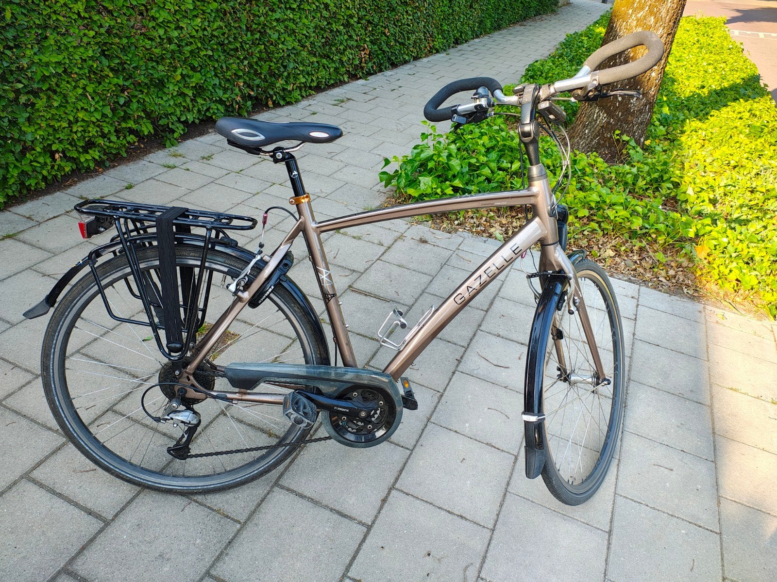 Gazelle Chamonix Trekking T24 - Framemaat 57, Ophalen, 28 inch, Gebruikt, Velgrem