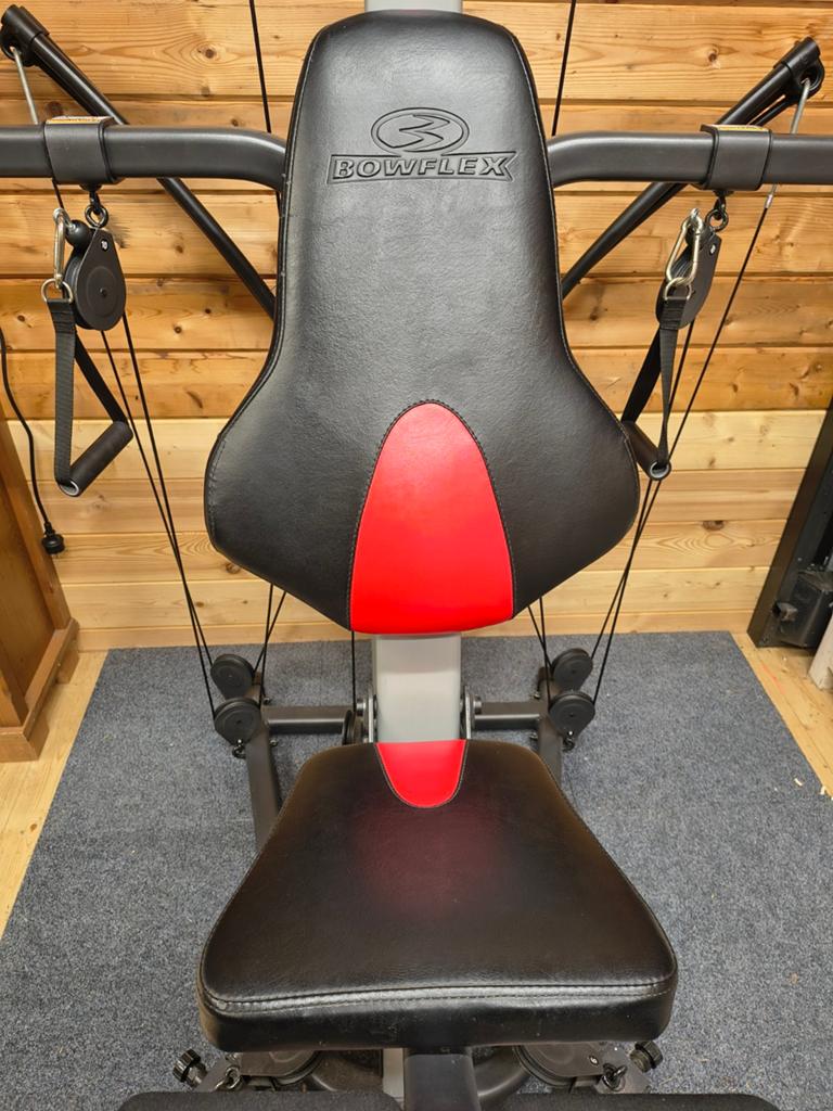 Bowflex Krachtstation - Compleet met accessoires, Ophalen, Zo goed als nieuw, Benen, Krachtstation