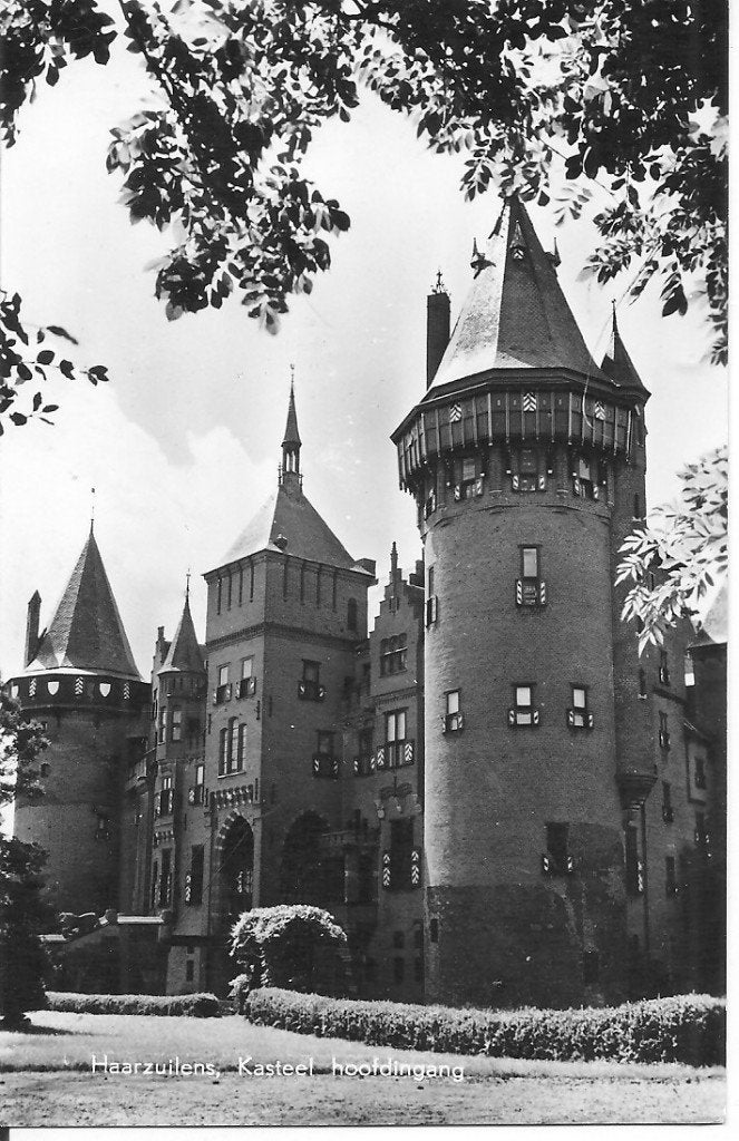 Oude Ansichtkaart Kasteel de Haar, Haarzuilens, Ophalen of Verzenden, Voor 1920, Ongelopen, Utrecht