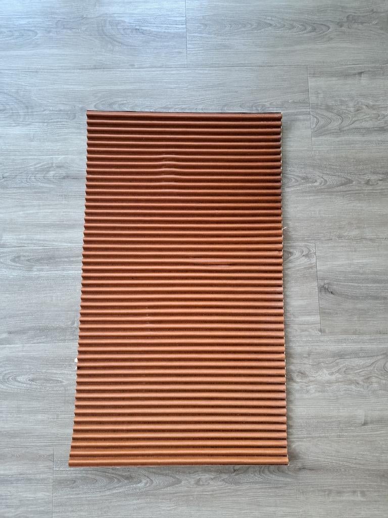 Buxkin wandbekleding 83 x 48 cm, Ophalen of Verzenden, Bruin, Rechthoekig, 50 tot 100 cm