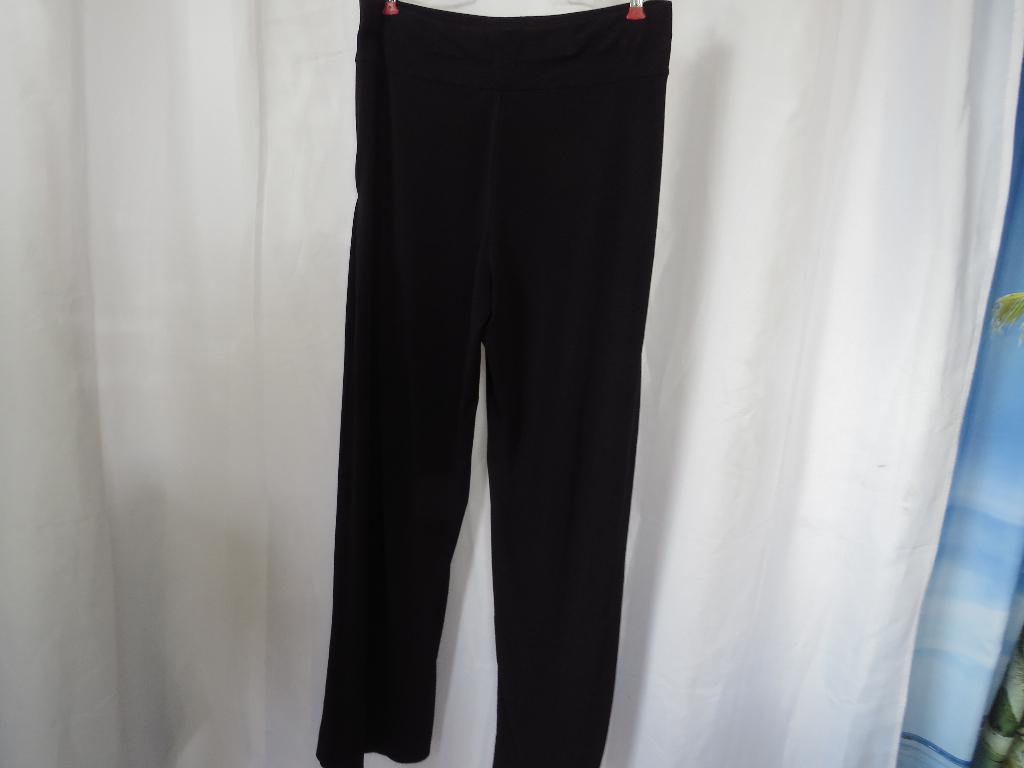 Zwart soepele stretch  broek / wide leg chino mt 38 Vanilia, Kleding | Dames, Broeken en Pantalons, Maat 38/40 (M), Vanilia, Zwart