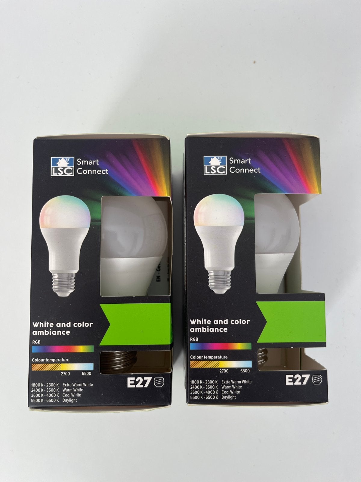 LSC Smart Connect E27 LED lamp met kleur en app bediening, Meerkleurig, LSC Smart Connect, Nieuw, Smart lamp