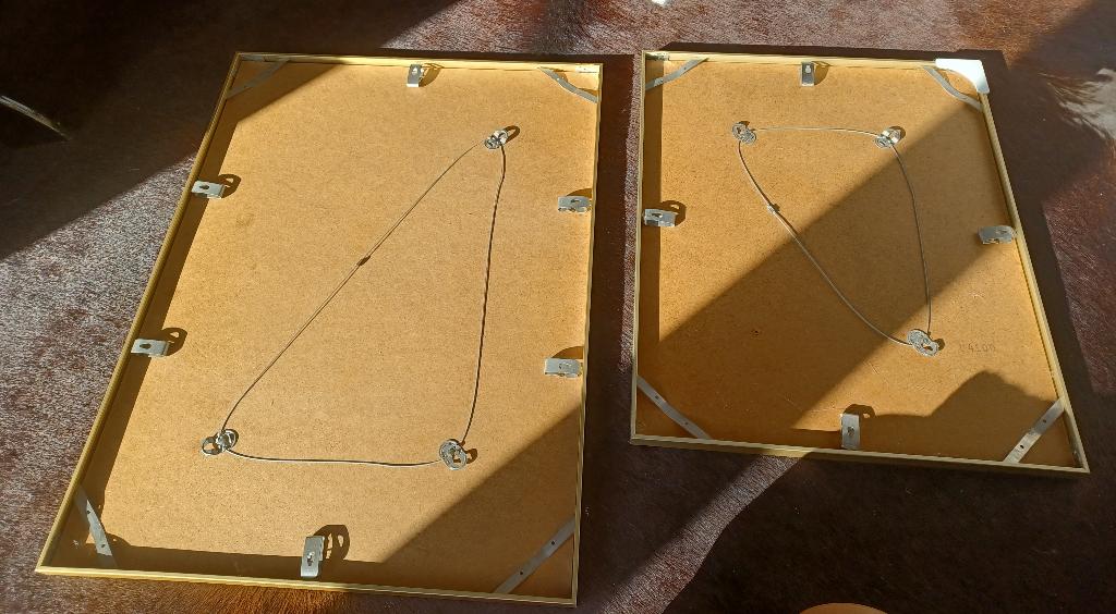 Wissellijsten 2 stuks, Minder dan 50 cm, Metaal of Aluminium, Ophalen of Verzenden, Zo goed als nieuw
