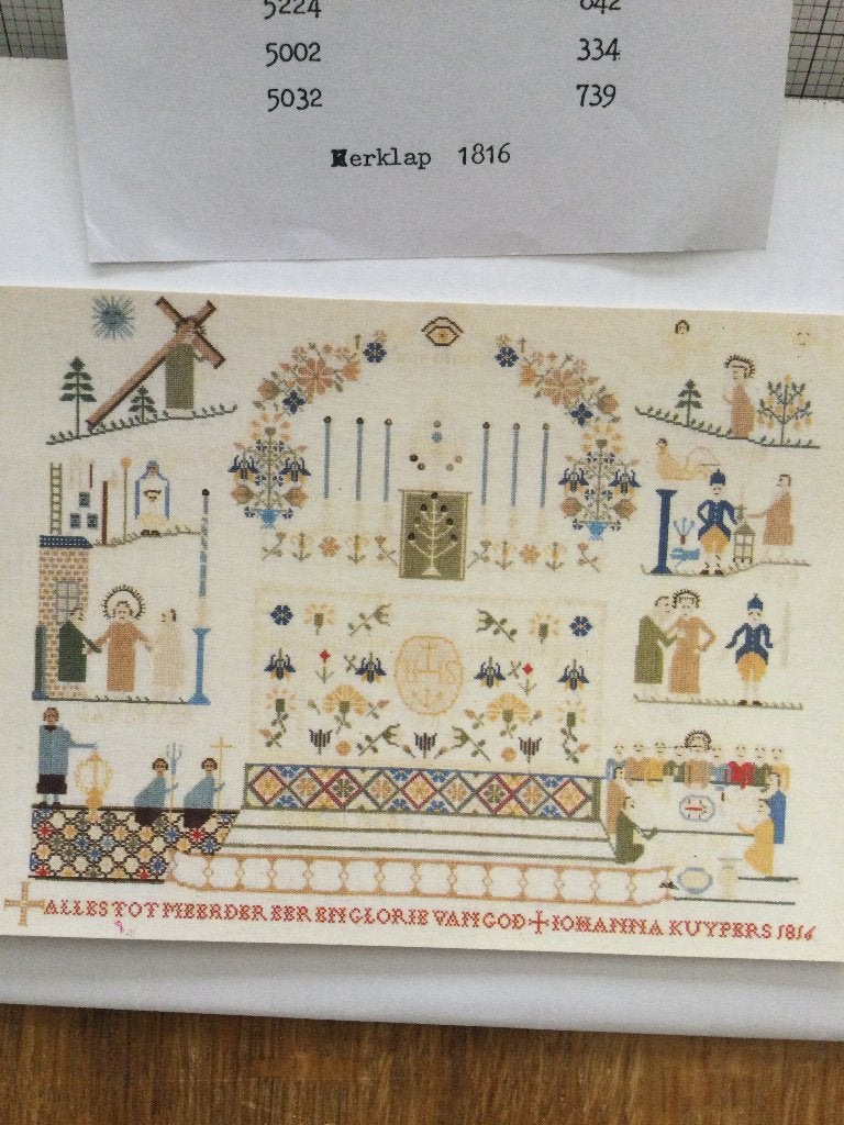 Merklap 1816, Ophalen of Verzenden, Zo goed als nieuw, Patroon