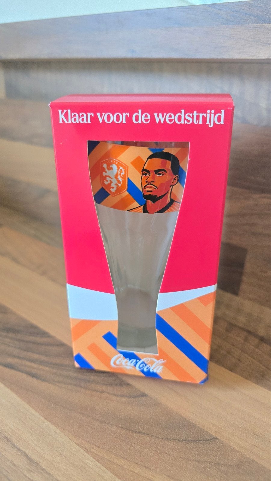Colaglas Ryan Gravenberch - WK editie, Verzamelen, Glas en Borrelglaasjes, Ophalen, Nieuw, Frisdrankglas