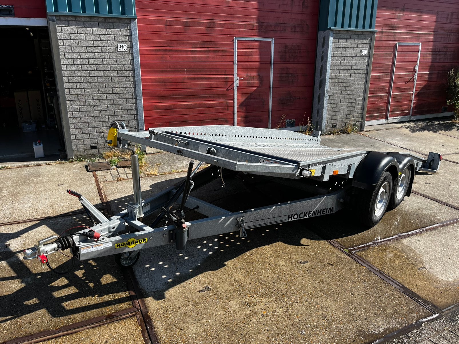 Humbaur Autotransporter kantelbaar 3000kg, Auto diversen, Aanhangers en Bagagewagens, Ophalen, Zo goed als nieuw
