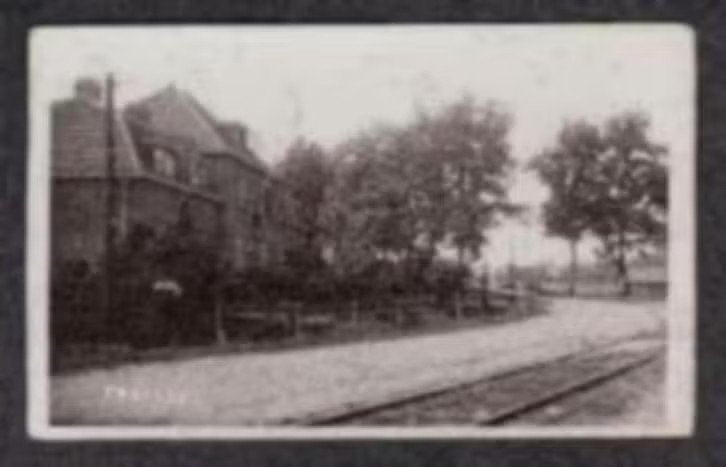 Zweeloo Marechaussee Marechausseekazerne Tramrails., Ophalen of Verzenden, 1920 tot 1940, Ongelopen, Drenthe