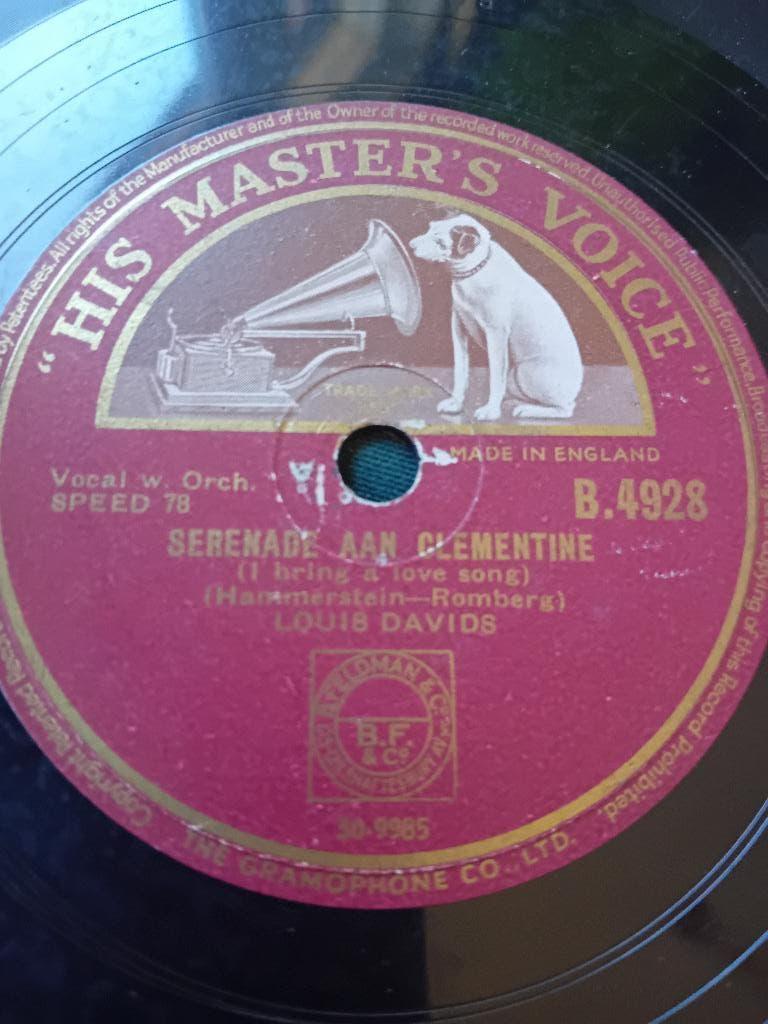 13 x 78 toeren grammofoon platen oud Nederlands, Antiek en Kunst, Antiek | Tv's en Audio, Ophalen of Verzenden
