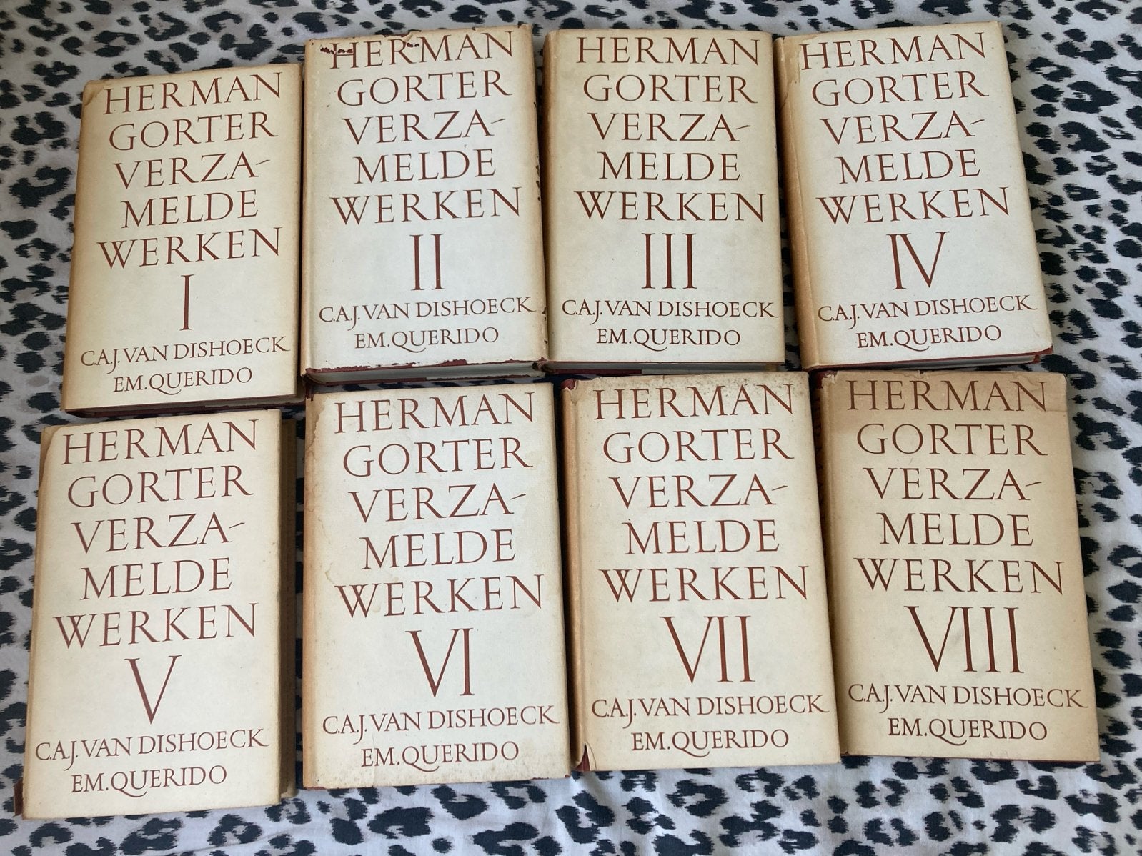 Herman Gorter - Verzameld Werk (8 delen), Ophalen of Verzenden, Gelezen, Nederland