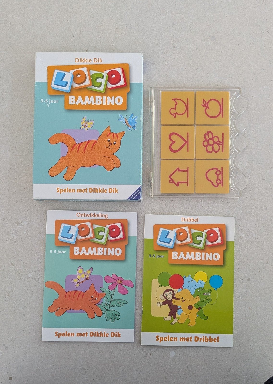 Mini Loco Bambino Dikkie Dik & Dribbel 3-5 jaar, Kinderen en Baby's, Ophalen of Verzenden, Gebruikt, Puzzelen