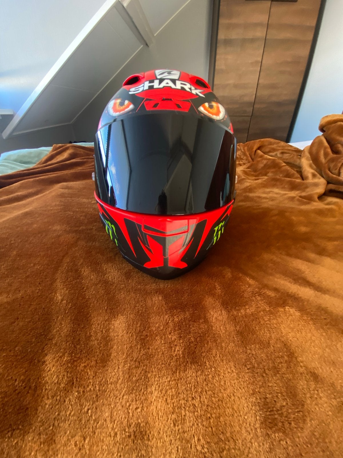 Shark helm maat M gebruikt, Motoren, Kleding | Motorhelmen, M, Shark, Ophalen of Verzenden, Integraalhelm