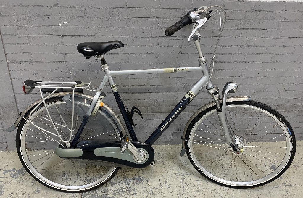 Gazelle herenfiets, Ophalen, Gebruikt, Versnellingen, 57 tot 61 cm