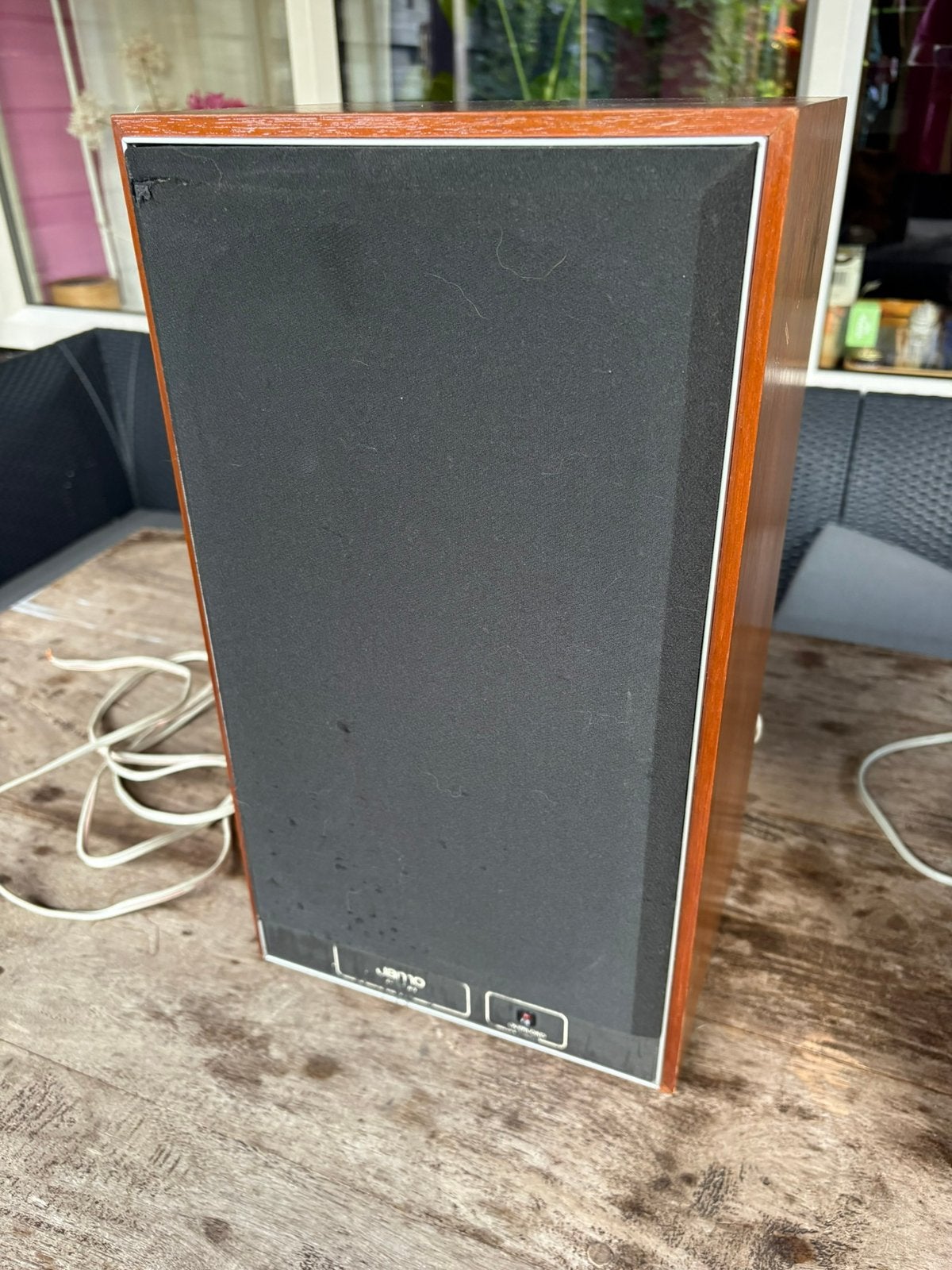 Vintage Jamo J-70 tweeweg speakers, Audio, Tv en Foto, Gebruikt, Inclusief kabels, Speakerset, Ophalen of Verzenden