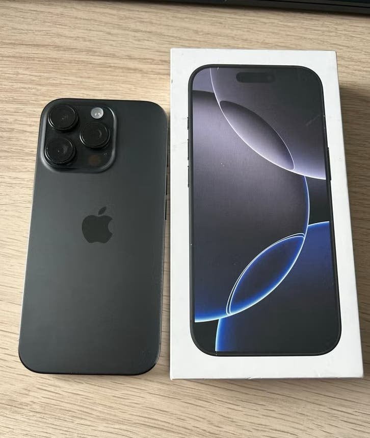 iPhone 16 Pro Max 5G 512GB - Nieuw, Telecommunicatie, Mobiele telefoons | Apple iPhone, 512 GB, Zwart, Ophalen of Verzenden, 98 %