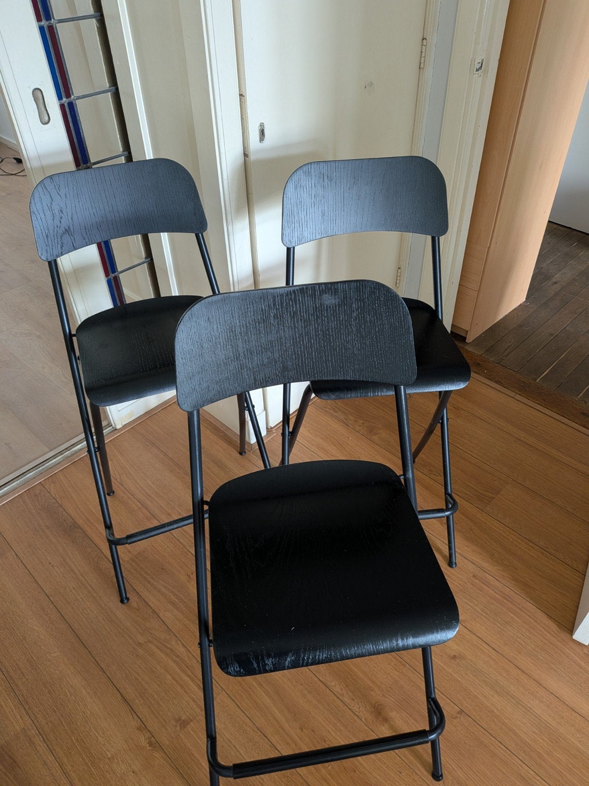 Barkrukken, Huis en Inrichting, Barkrukken, 2 krukken, Ophalen, Zo goed als nieuw, 60 tot 90 cm