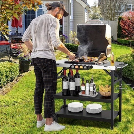 Buitenkeukentrolley – Buitenwagen – BBQ Trolley, Corvance B.V., Verzenden, Nieuw, Corvancebol@gmail.com