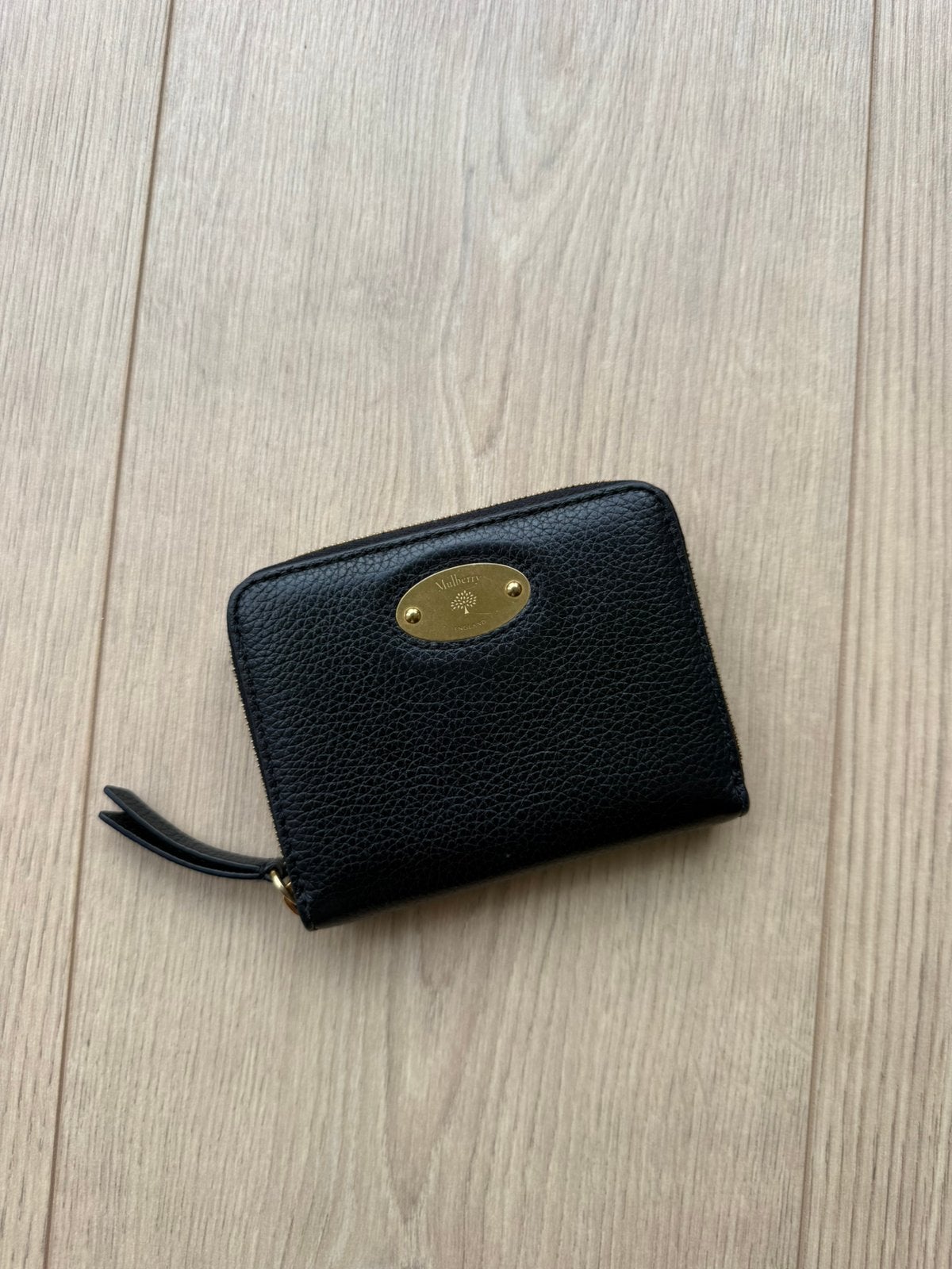 Mooie zwarte Mulberry portemonnee, Ophalen of Verzenden, Zo goed als nieuw, Zwart, Leer