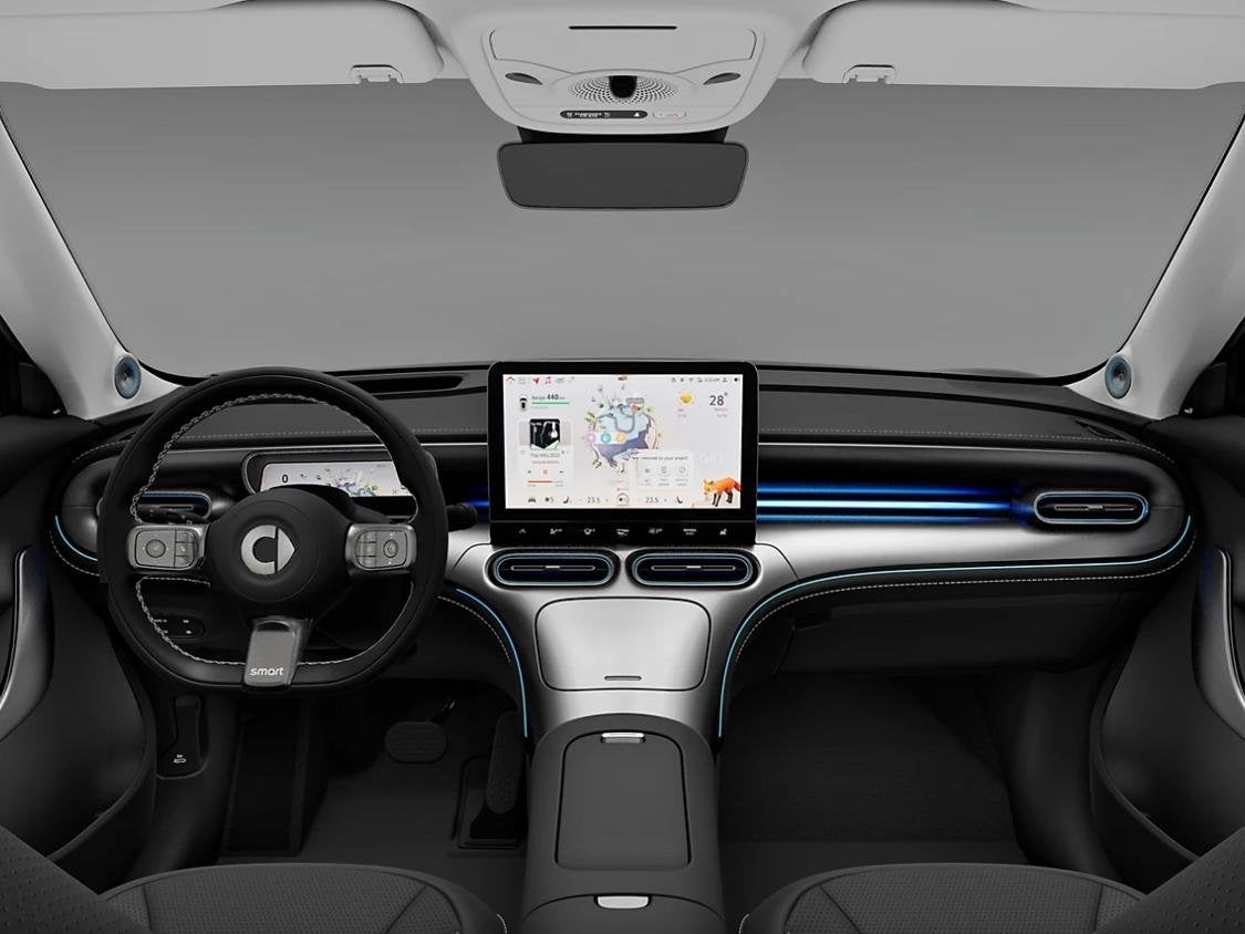 smart #1 Premium 66 kWh, Automaat, Automatische klimaatregeling, Zwart, Leder