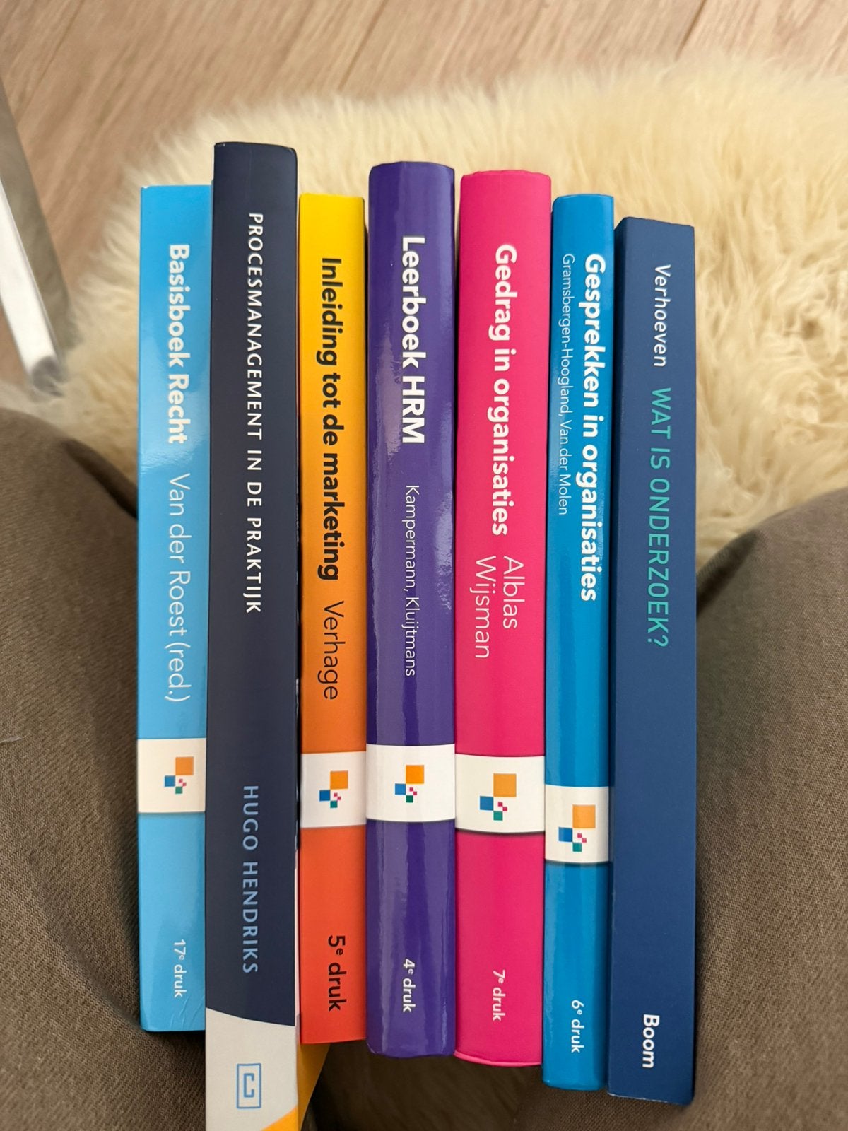 Bundel studieboeken, Ophalen of Verzenden, Alpha, Zo goed als nieuw, HBO
