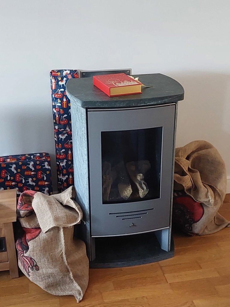 Barbas gaskachel ECO95 speksteen, Ophalen, Gebruikt, Gas, Vrijstaand
