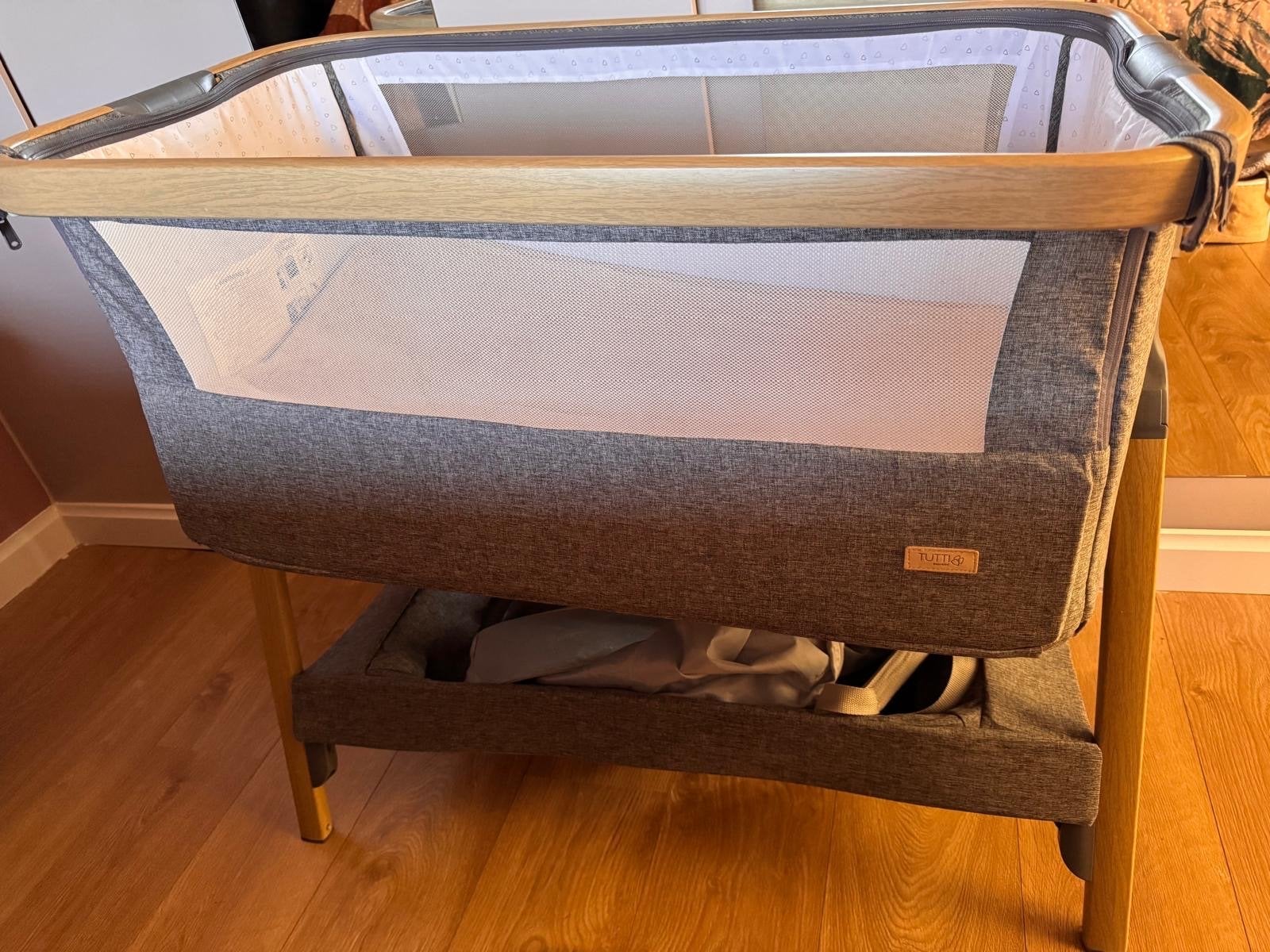 Tutti Bambini CoZee cosleeper - Grijs, Ophalen of Verzenden, Gebruikt, Wieg