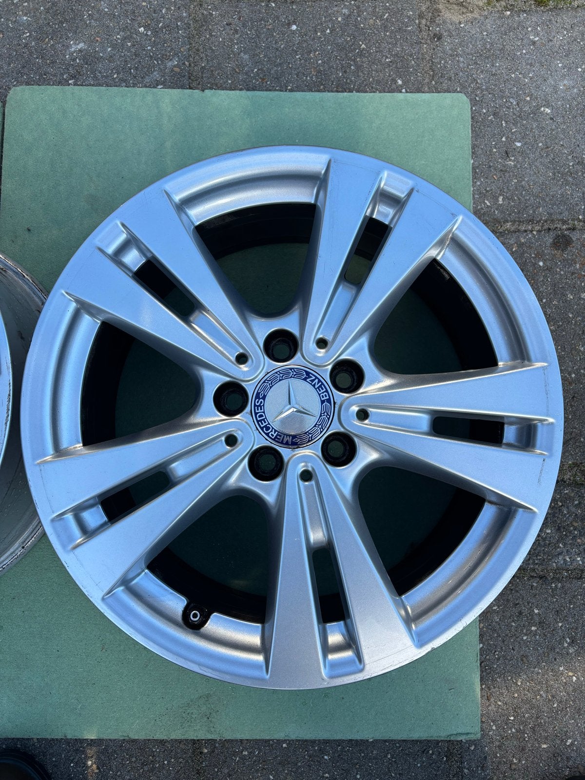 4 originele Mercedes A-Klasse velgen 16 inch – 6,5J ET49, Auto-onderdelen, Ophalen, Gebruikt, Velg(en), 16 inch