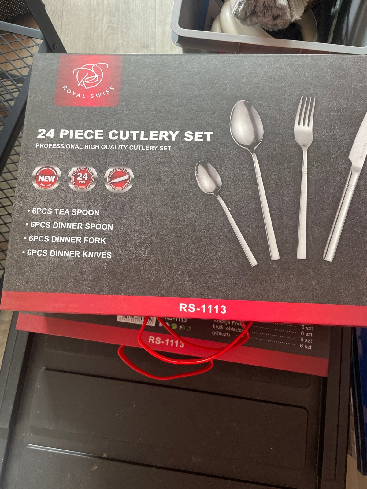 Royal Swiss 24-delige bestekset - RS-1113, Ophalen, Bestekset, Overige typen, Nieuw