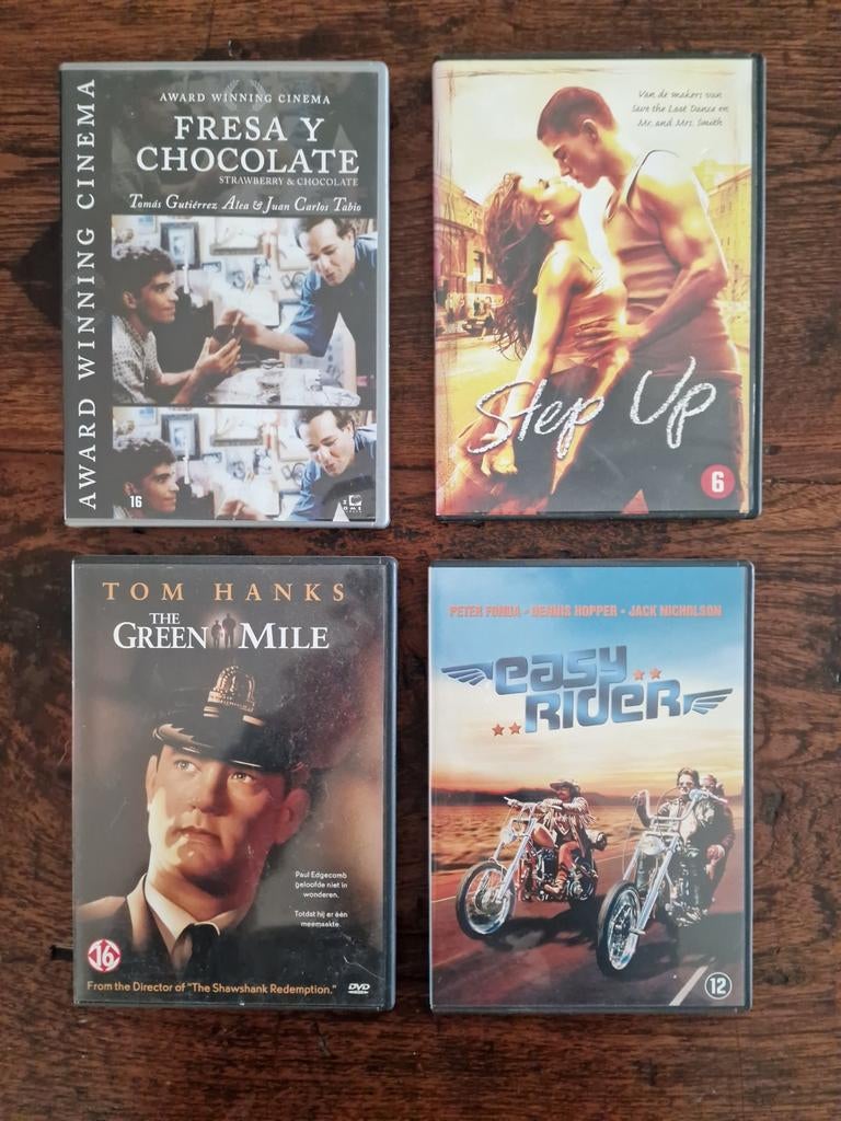 Diverse DVD's: Fresa y Chocolate, Step Up, Green Mil, Cd's en Dvd's, Dvd's | Klassiekers, Alle leeftijden, Ophalen of Verzenden