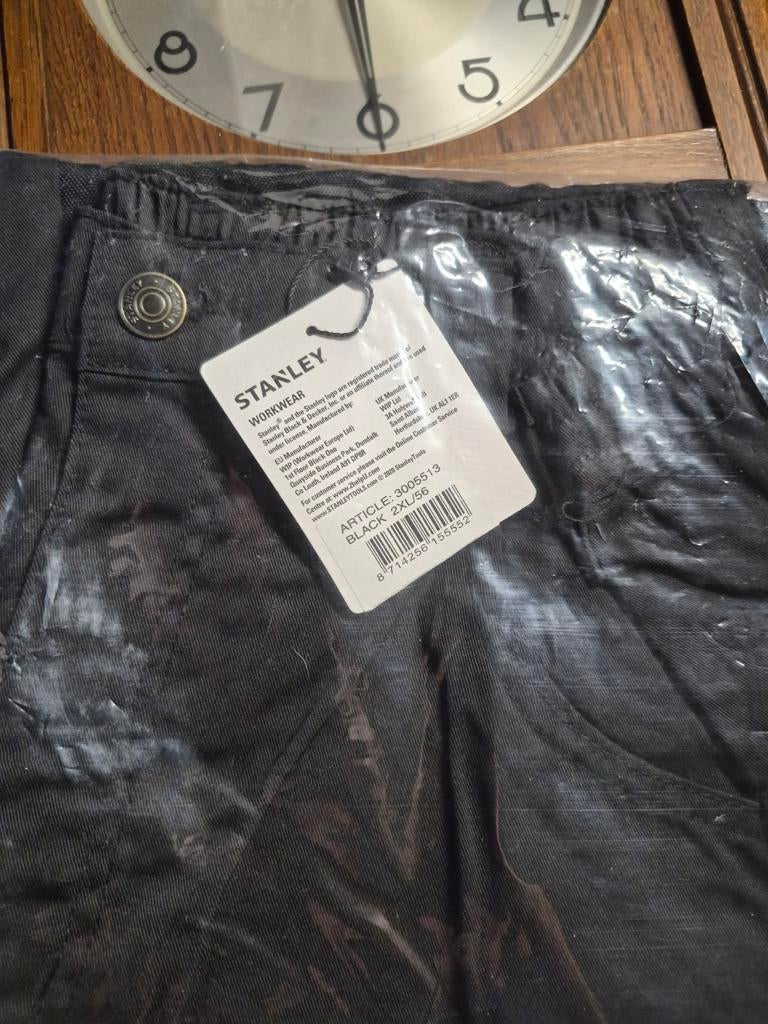 Stanley Workwear Werkbroek Zwart - Nieuw, Tuin en Terras, Werkkleding, Heren, Nieuw, Ophalen of Verzenden, Stanley