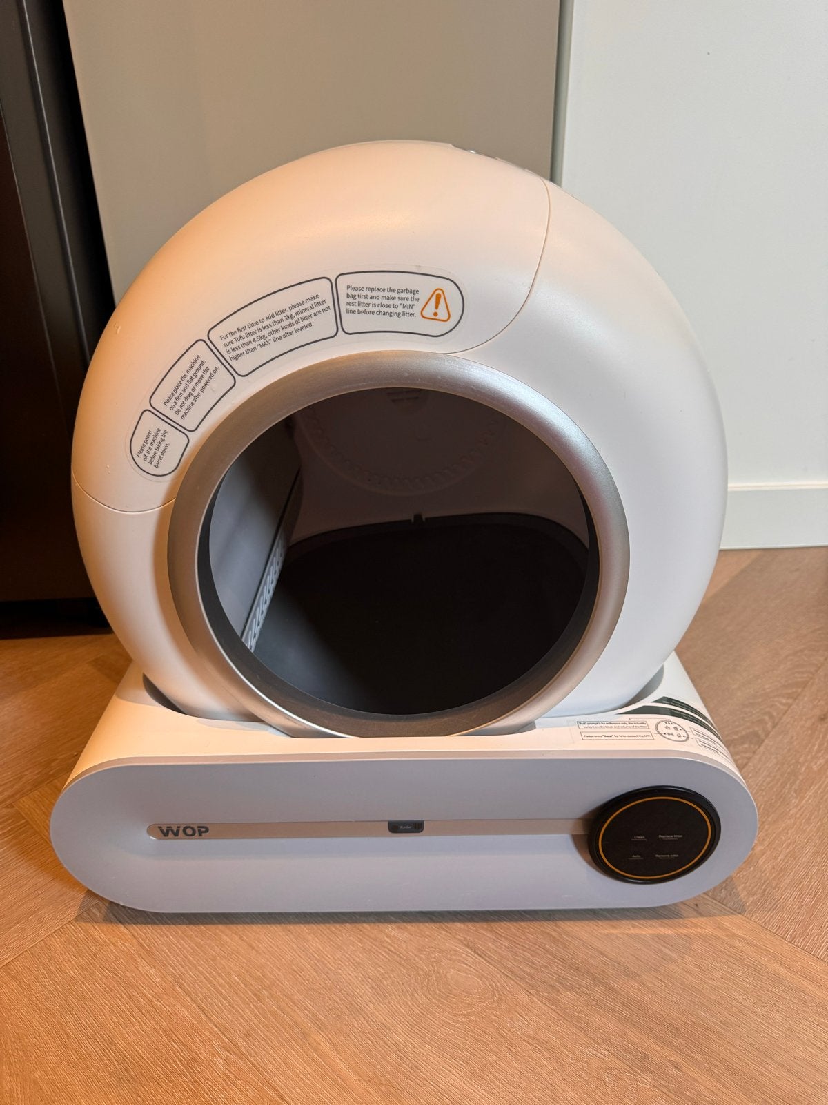 Elektrische kattenbak XXL wop, Ophalen, Gebruikt