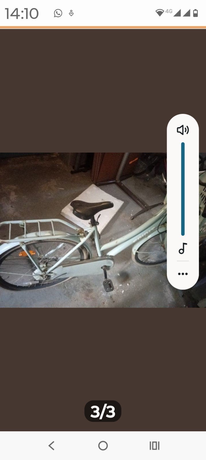 Meisjesfiets, Ophalen, Gebruikt