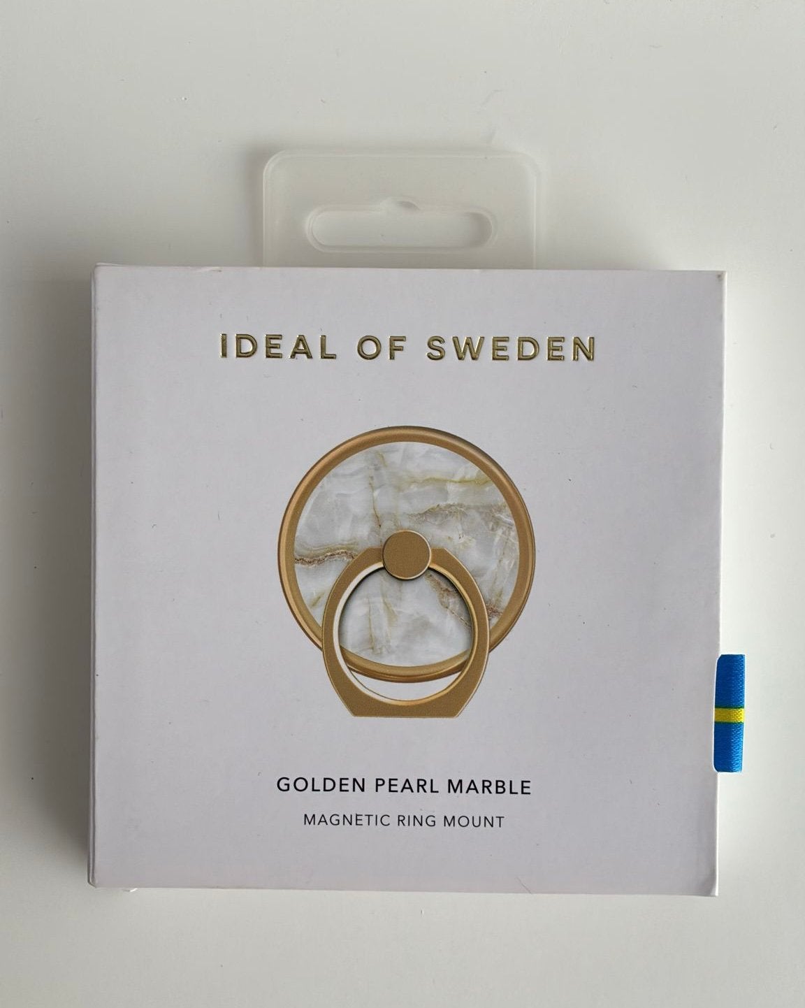Ideal of Sweden Golden Pearl Marble magnetische ringhouder, Ophalen of Verzenden, Nieuw, Telefoonhanger of Accessoire, Universeel