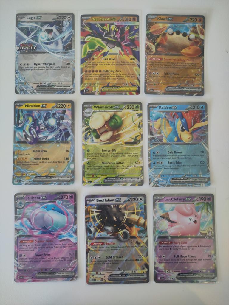 Te koop/Ruilen: EX-kaarten Pokemon diverse sets, Ophalen of Verzenden, Nieuw, Meerdere kaarten