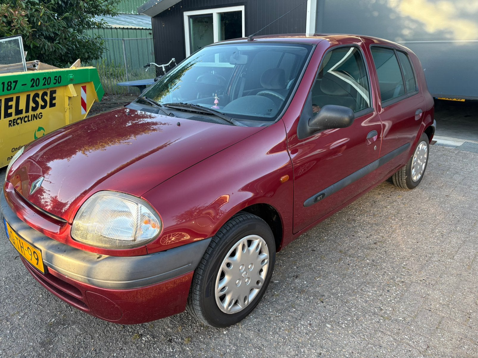 Renault Clio 1.4 RN 1998 Rood, Ophalen, Achter, Renault, Bumper