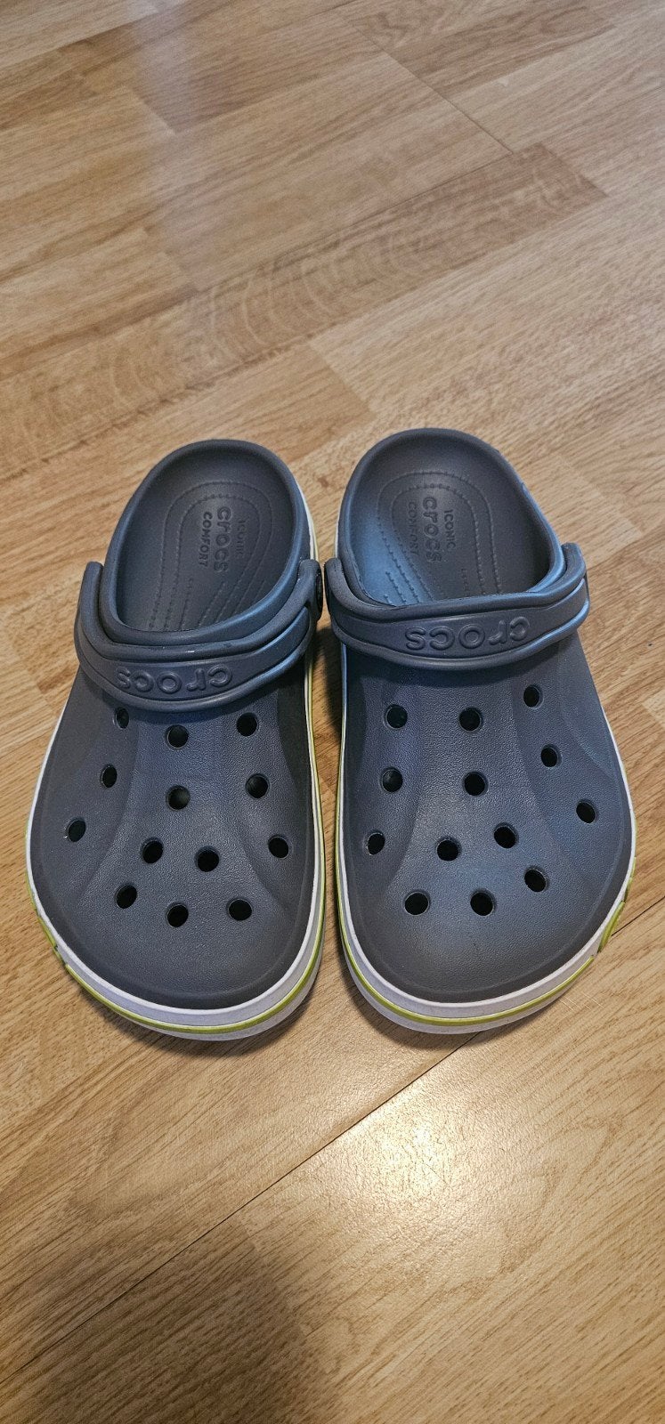 Crocs Klompen Grijs/Groen - Maat M5 W7(EU 37-38), Ophalen