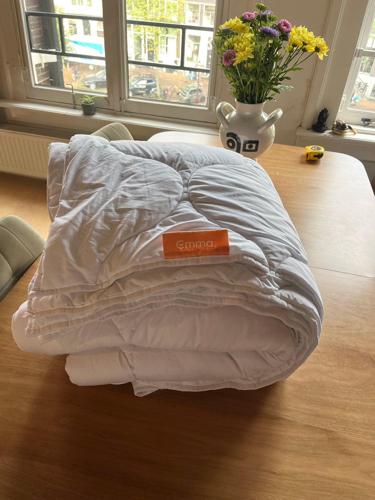 Emma Microfiber Duvet 200x200cm, Ophalen, Wit, Tweepersoons, Deken of Dekbed