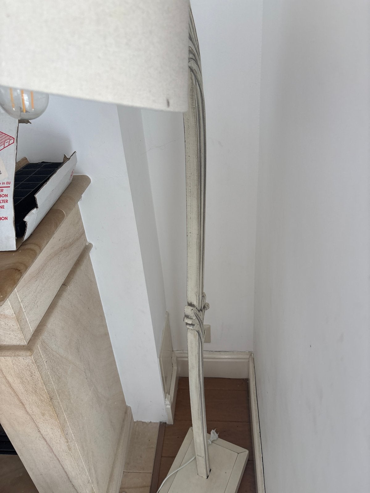 Clayre & Eef Vloerlamp 24x40x162 cm E27 max 60w, Ophalen, Gebruikt, E27 (groot), 150 tot 200 cm