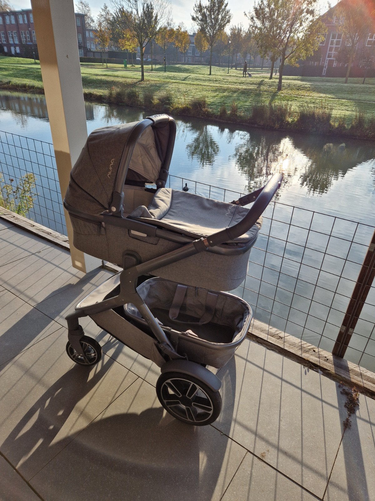 Kinderwagen nuna demi grow (optie voor duowagen), Ophalen, Gebruikt, Overige merken, Zonnekap