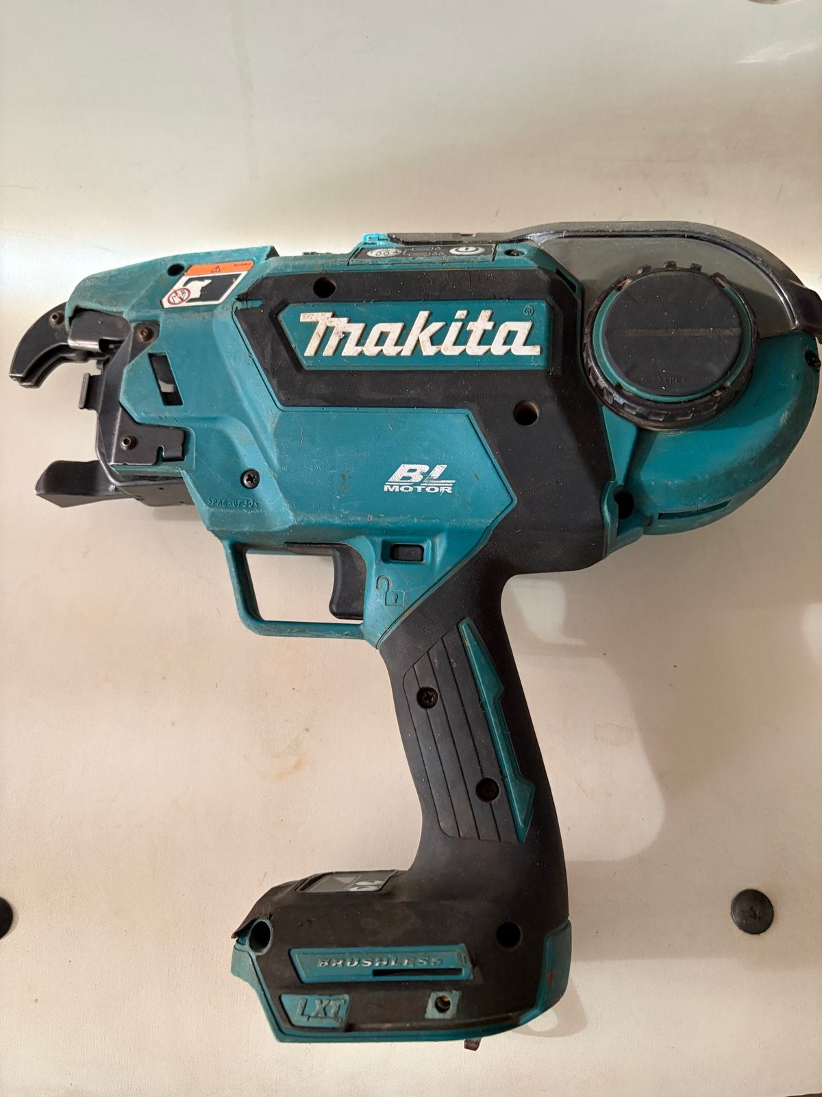 Makita DTR180ZJ Vlechtmachine - Zonder accu, Ophalen of Verzenden, Gebruikt