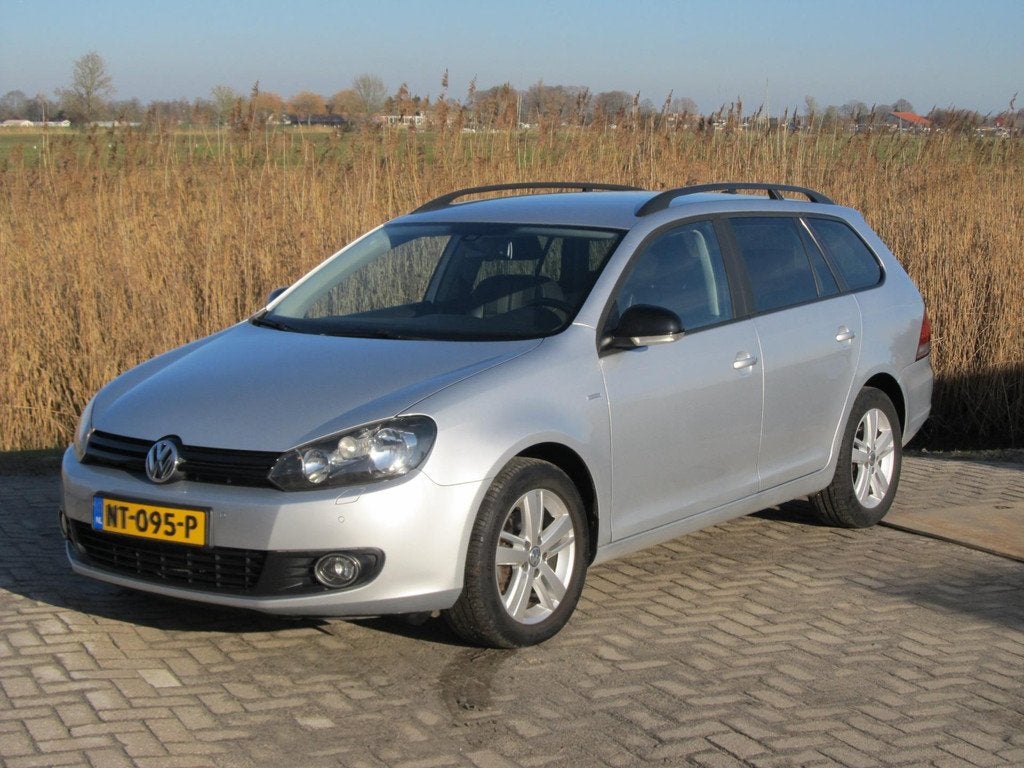 Volkswagen Golf Variant 1.6 TDI Highline BlueMotion, Auto's, Volkswagen, Euro 5, Gebruikt, Zwart, 4 cilinders