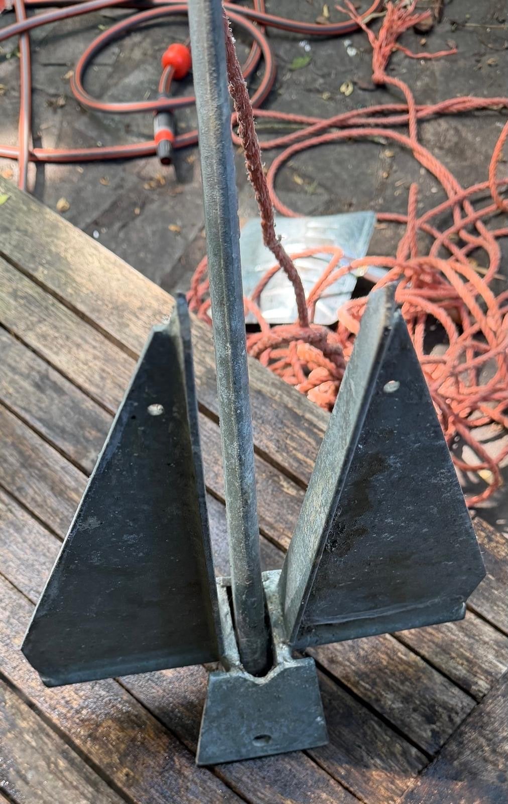 Gebruikt anker voor boot, inclusief touw, Ophalen, Gebruikt, Overige typen