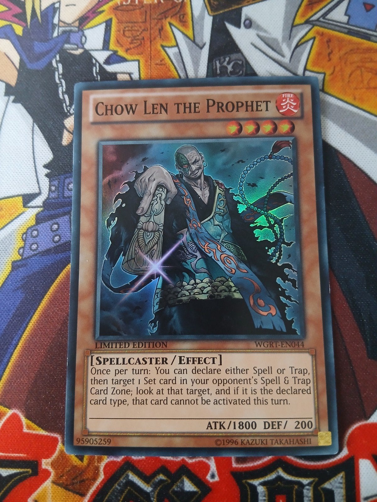Chow Len the Prophet - Super Rare WGRT - Yu-Gi-Oh, Ophalen of Verzenden, Zo goed als nieuw, Foil