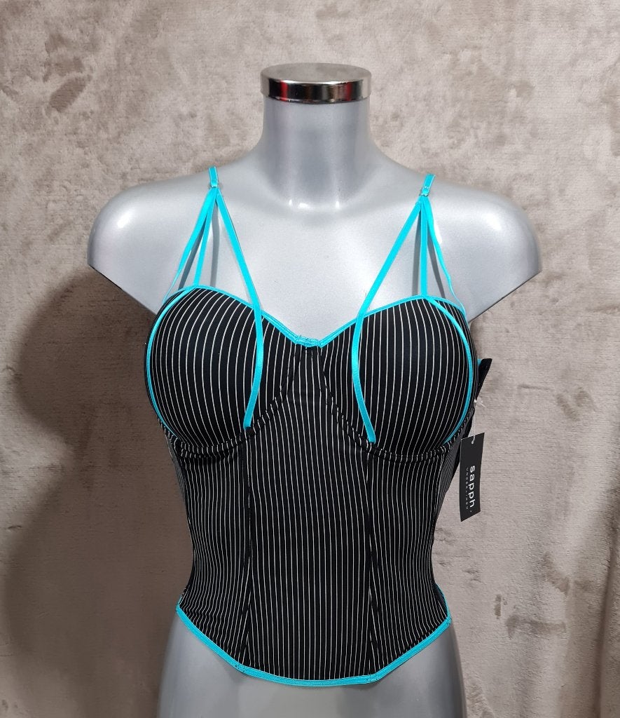 Voorgevormde Sapph Push-Up Bustier maat 85C (474), Sapph, Ophalen of Verzenden, Zwart, Body of Korset