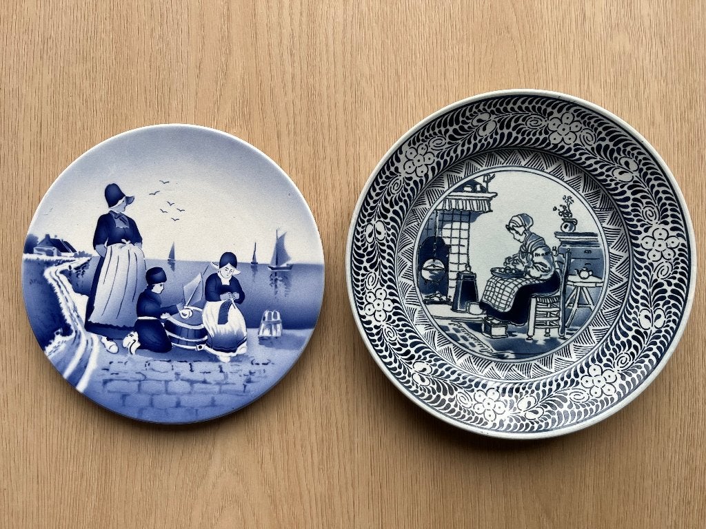 Oudhollandse wandbordjes - in prima staat, Antiek en Kunst, Ophalen of Verzenden