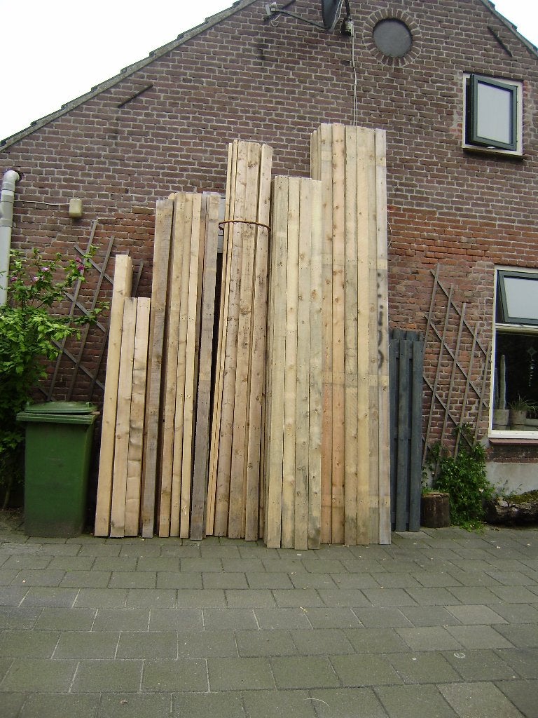 hele mooie planken  (ruw)  2,4 x10 cm, Doe-het-zelf en Verbouw, Hout en Planken, Ophalen, Minder dan 25 mm, Zo goed als nieuw