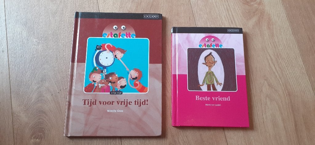 2 Estafette Boekjes Beste Vriend , Tijd voor vrijetijd !, Boeken, Fictie algemeen, Nieuw, Diverse auteurs, Ophalen of Verzenden