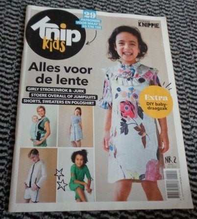 Knipkids, Knippie nr. 2 april, mei 2020 maat 50 t/m 158, Verzenden, Zo goed als nieuw, Kind, Knippie